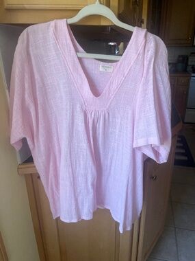 Nomad Pink Gauze Blouse, M/L